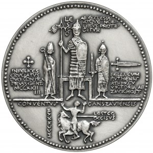 SILVER medal, royal series - Leszek the White