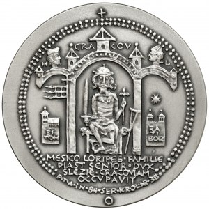 Medal SREBRO, seria królewska - Mieszko Plątonogi