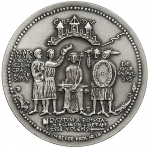 SILBERNE Medaille, königliche Serie - Władysław Laskonogi