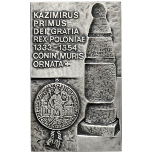 Strieborná plaketa 6. zjazd PTN - Kazimír III Veľký