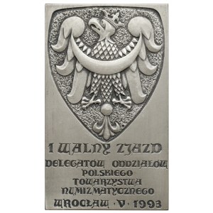 Stříbrná plaketa 1. kongres PTN - Jindřich IV. právoplatný