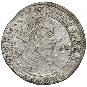 Zygmunt II August, Trojak Wilno 1562 - SZEROKI