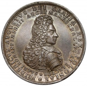 August II Mocny, Medal koronacyjny 1697 