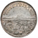 Johann III. Sobieski, Medaille auf die Belagerung von Chocim 1673 - ex. POTOCKI - Rarität