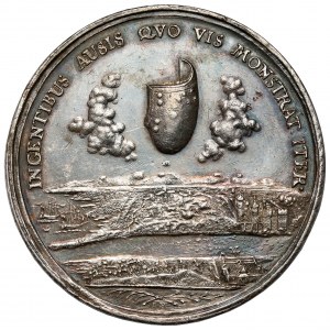 Johann III. Sobieski, Medaille für die Entdeckung des Sternbilds Sobieski-Schild 1694