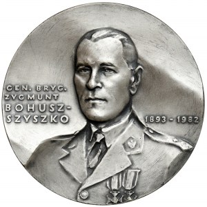 Medal SREBRO, gen. bryg. Zygmunt Bohusz-Szyszko