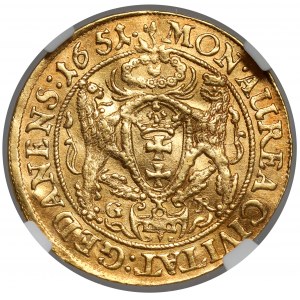 Ján II Kazimír, gdanský vojvoda 1651 GR