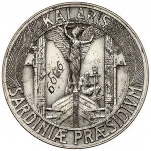 Włochy, Sardynia, Kalaris (Cagliari), Srebrny medal nagrodowy