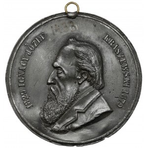 Medailon (50 mm) Ignacy Jozef Kraszewski 1879
