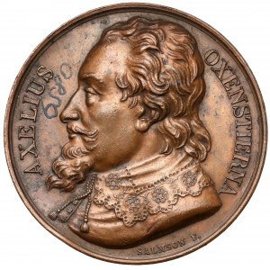 Švédsko, medaila 1821 - Axelius Oxenstierna