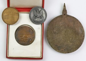 Medals, set, including Konarski medal casting (4pc)