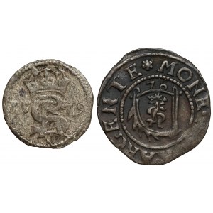 Kurlandia, dvojšperk 1579 a Shelag 1576, Mitawa (2ks)