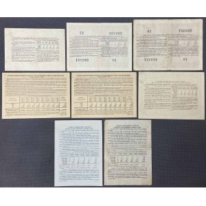 Russia - USSR, set of war bonds from 1940-1956 (8pcs)