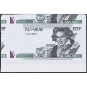 KBA-GIORI, TestNote - Beethoven - Specimen - cut from the ARKUS.