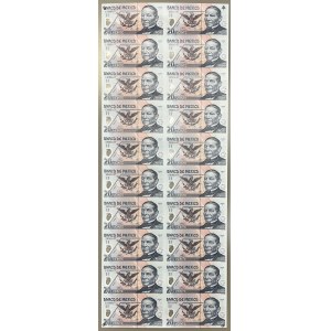 Mexiko, 20 pesos 2001 - polymery - výtah z ARCUSu