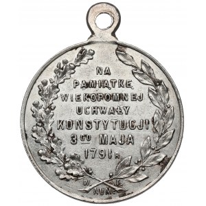 Medal, 125. rocznica Uchwalenia Konstytucji 3 Maja 1915