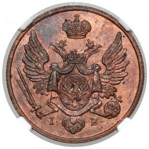 3 Pfennige 1826 IB aus dem KRAIOWEY Kupfer - Neuprägung - ex. Bartynowski