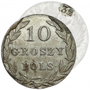 10 groszy polskich 1832 KG - NIESPOTYKANY rocznik