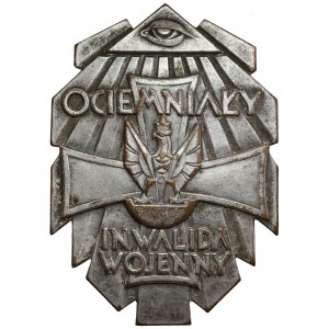 Odznaka, Ociemniały Inwalida Wojenny [123]