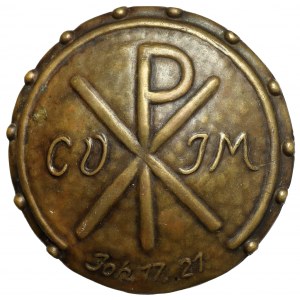 Large badge with monogram cross and Nagalski cap.