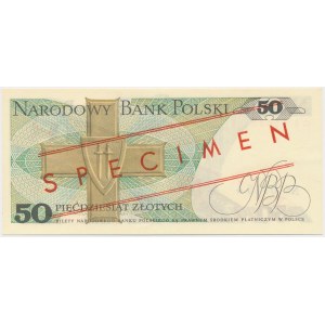 50 zł 1988 - WZÓR - GB 0000000 - No.0145