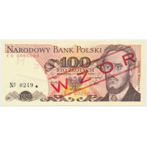 100 zloty 1979 - MODEL - EU 0000000 - No.0249
