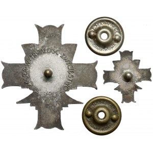 PSZnZ, Odznaka, 3 Dywizja Strzelców Karpackich - alpaka + miniatura