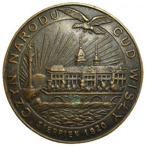 Patriotic pin - Deed of the Nation, Miracle of the Vistula River, August 1920