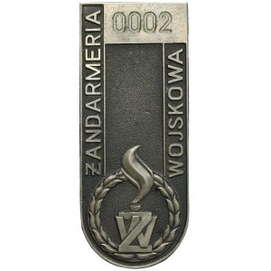 Odznak, Vojenská policie - č. 0002