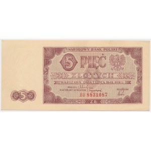 5 złotych 1948 - BB