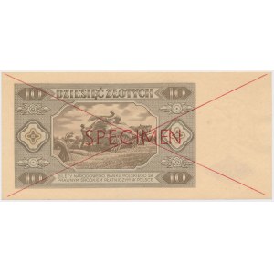 10 Zloty 1948 - SPECIMEN - AA