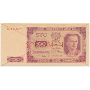 100 zloty 1948 - SPECIMEN - AG