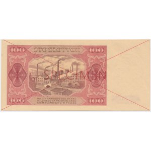 100 zlotých 1948 - SPECIMEN - AG