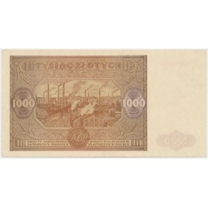 1.000 złotych 1946 - P (Mił.122a)