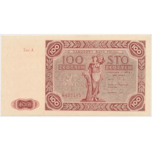 100 zlotých 1947 - velké písmeno