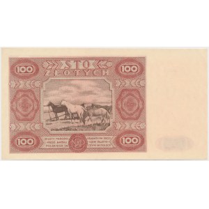 100 zloty 1947 - large letter