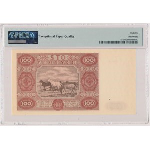 100 zloty 1947 - large letter