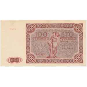 100 zloty 1947 - large letter