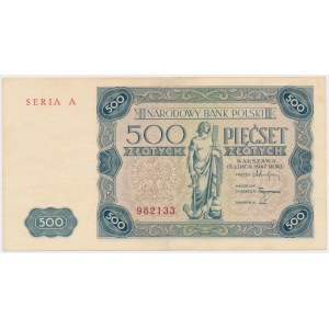 500 Zloty 1947 - A