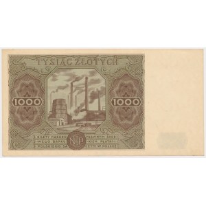 1.000 złotych 1947 - duża litera