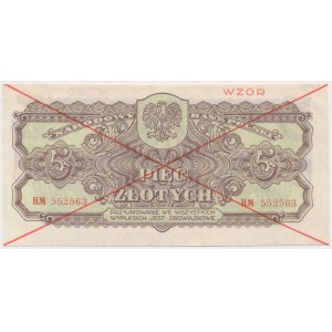 5 złotych 1944 ...owe - WZÓR - HM