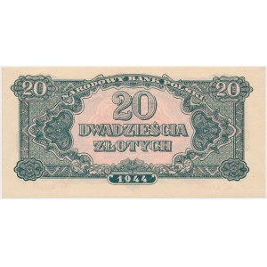 20 złotych 1944 ...owe - Ak