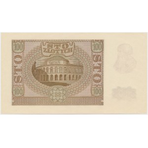 100 zloty 1940 - Ser.B - Falsification of ZWZ