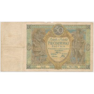 50 złotych 1925 - Ser. AA