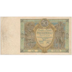 50 złotych 1925 - Ser. AM