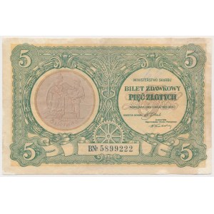 5 zlotých 1925 - B - Ústava