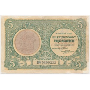 5 zloty 1925 - B - Constitution