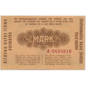 Kaunas, 1/2 mark 1918 - A