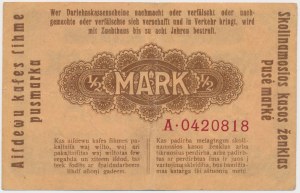 Kaunas, 1/2 mark 1918 - A