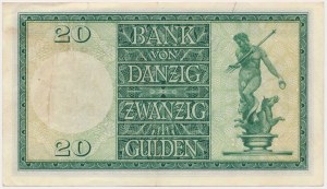 Danzig, 20 guilders 1937 - K